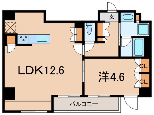 プラウドフラット品川大井町の物件間取画像